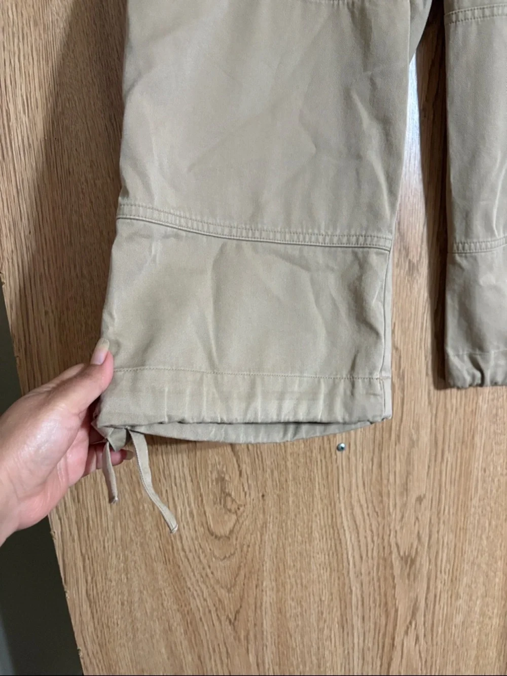 Ralph Lauren Neutral Tan Capris with Green Label